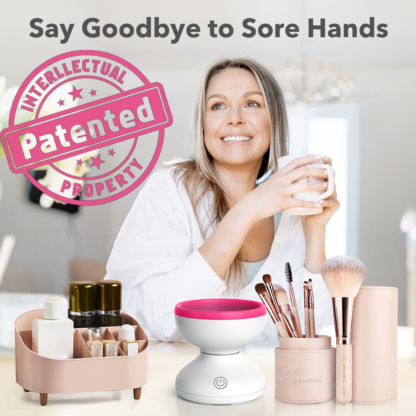 Makeup Brush Cleaner Machine | Alyfini
