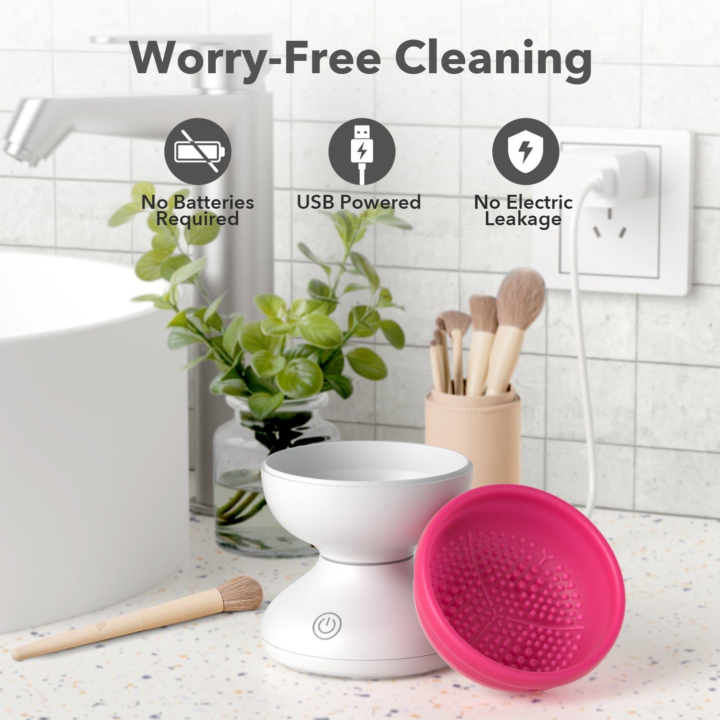 Makeup Brush Cleaner Machine | Alyfini