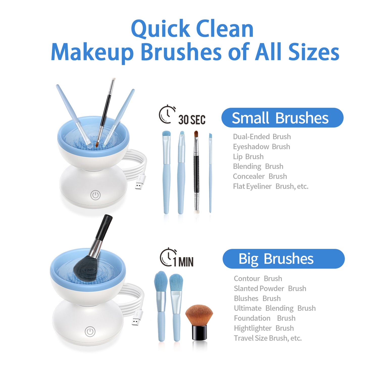 Makeup Brush Cleaner Machine | Alyfini