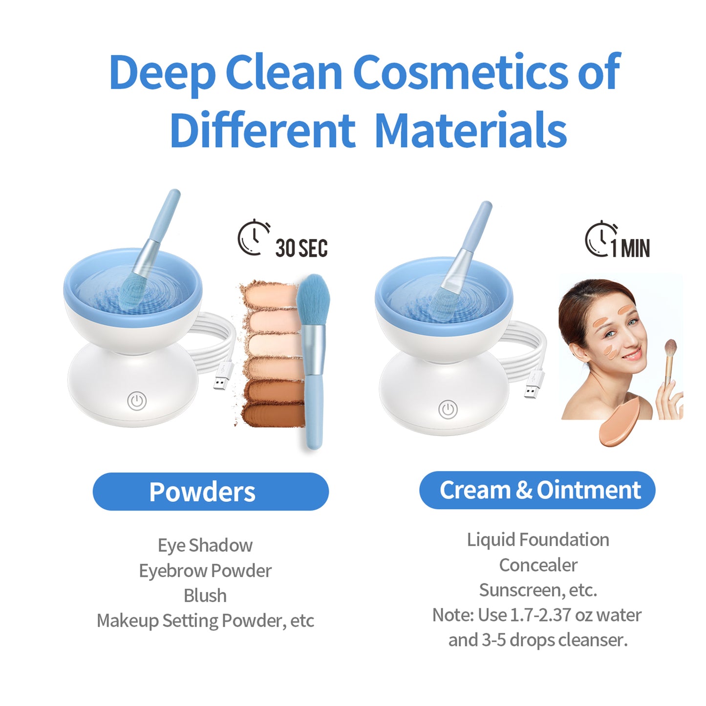 Makeup Brush Cleaner Machine | Alyfini