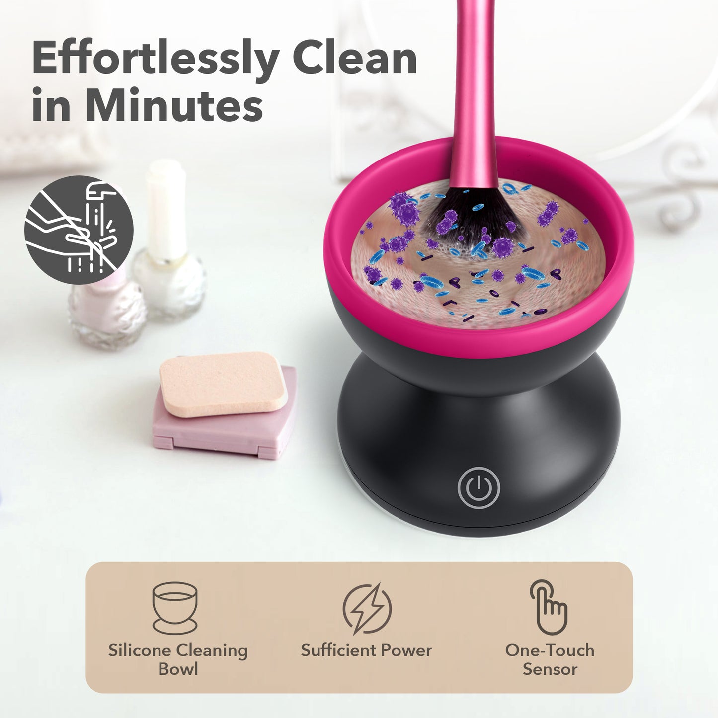 Makeup Brush Cleaner Machine | Alyfini