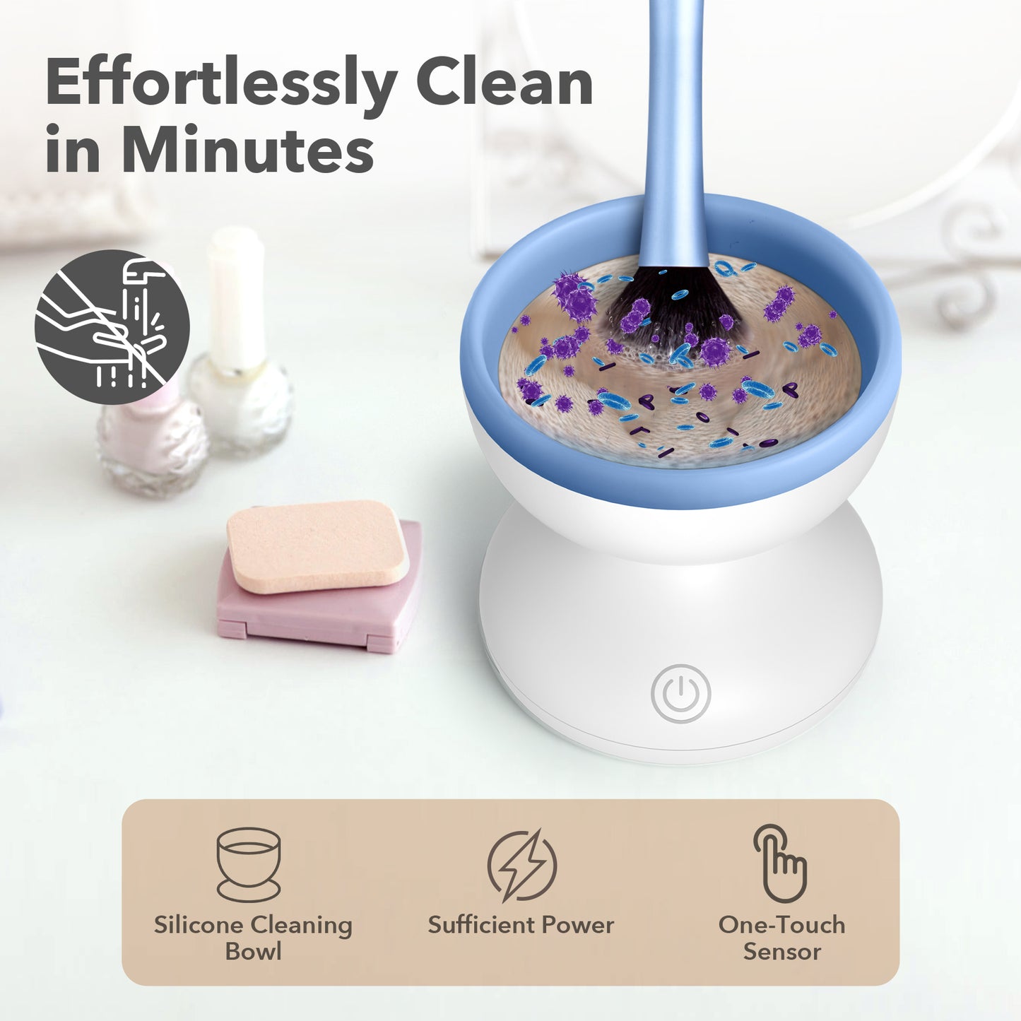 Makeup Brush Cleaner Machine | Alyfini