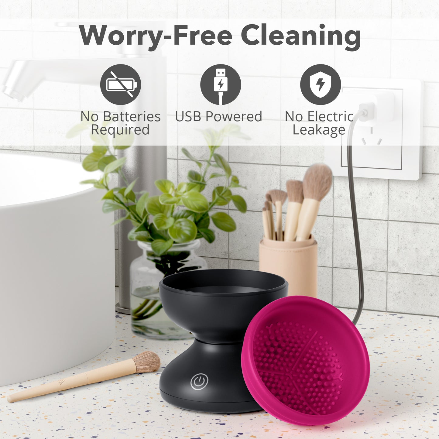 Makeup Brush Cleaner Machine | Alyfini