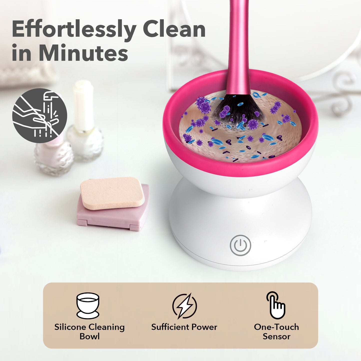 Makeup Brush Cleaner Machine | Alyfini