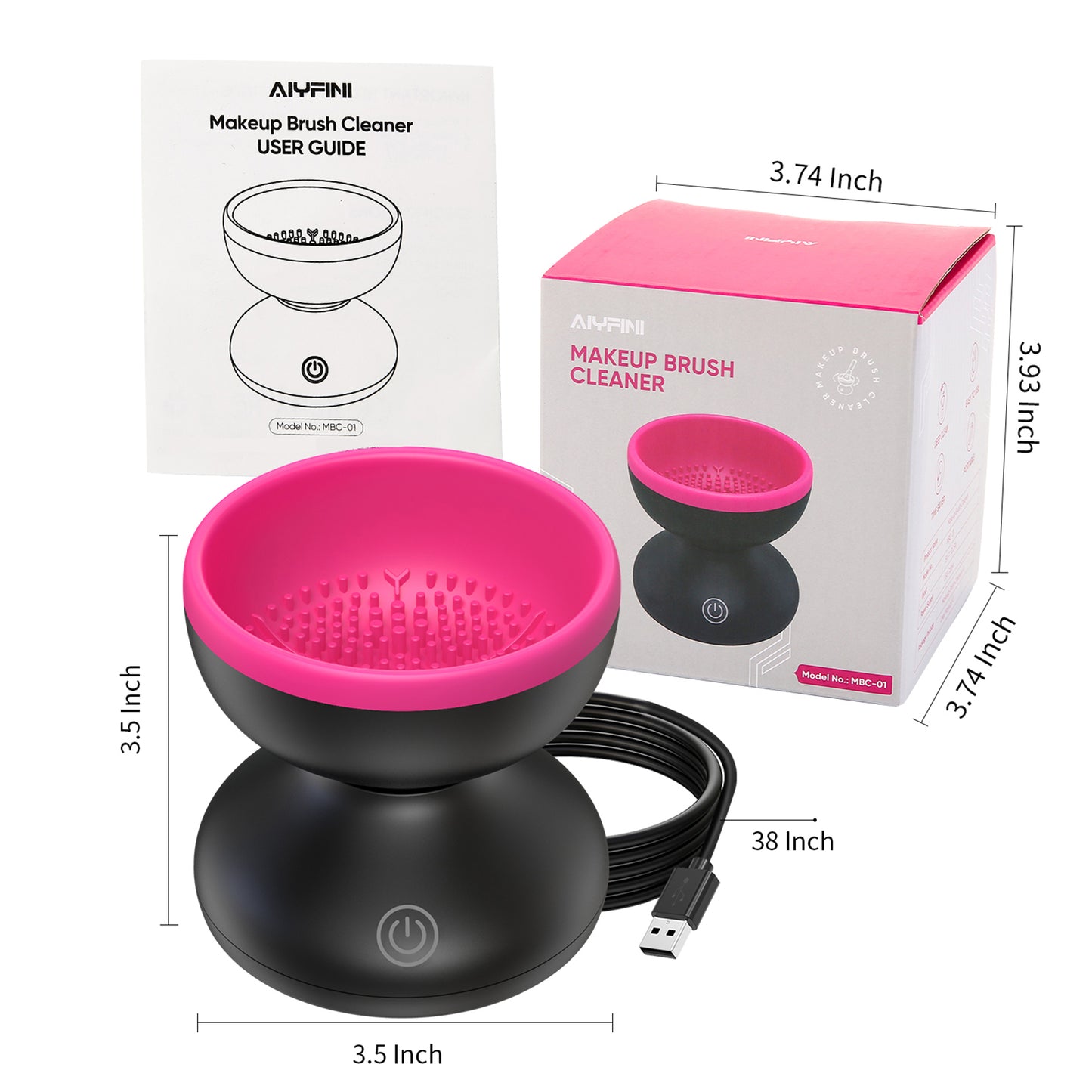 Makeup Brush Cleaner Machine | Alyfini