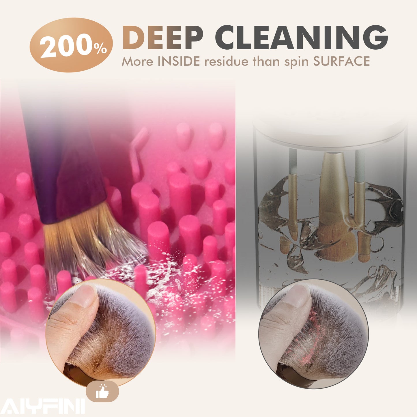Makeup Brush Cleaner Machine | Alyfini