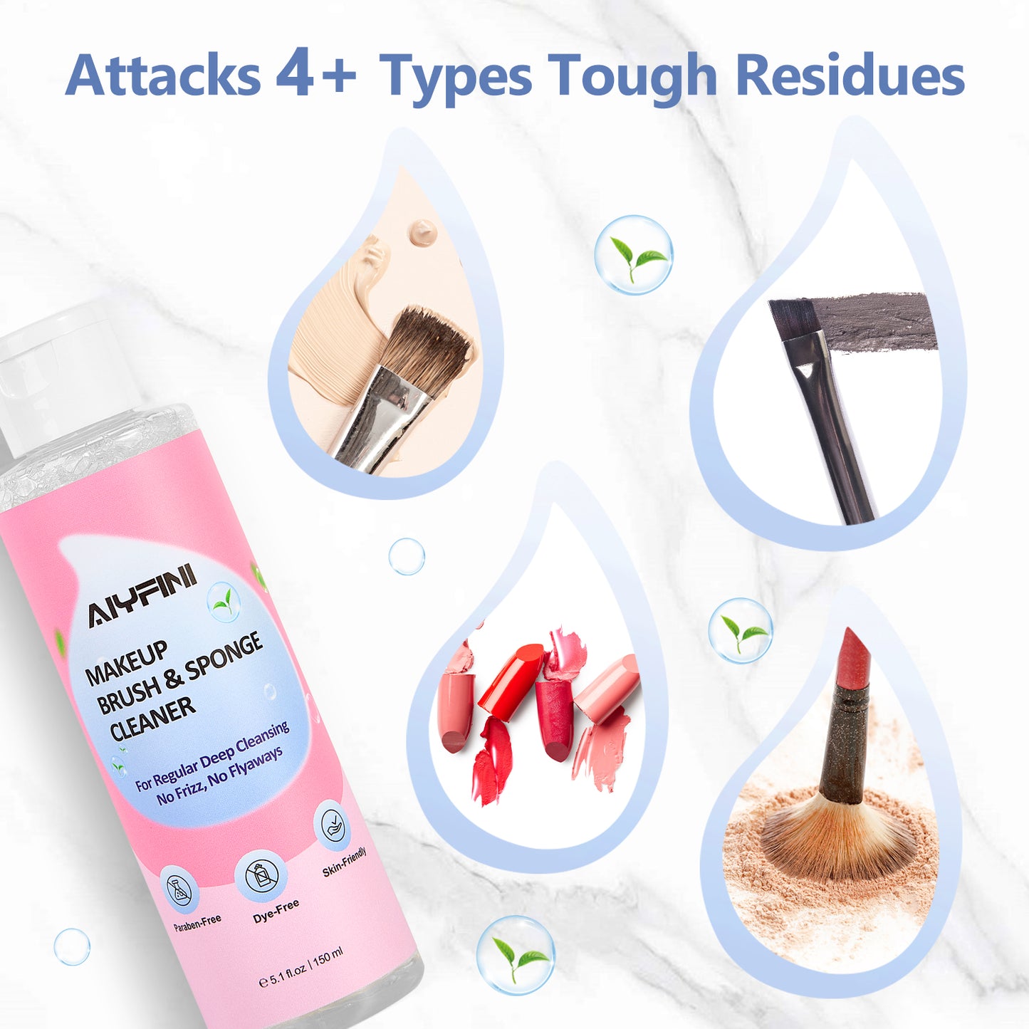 Makeup Brush & Sponge Shampoo | Alyfini