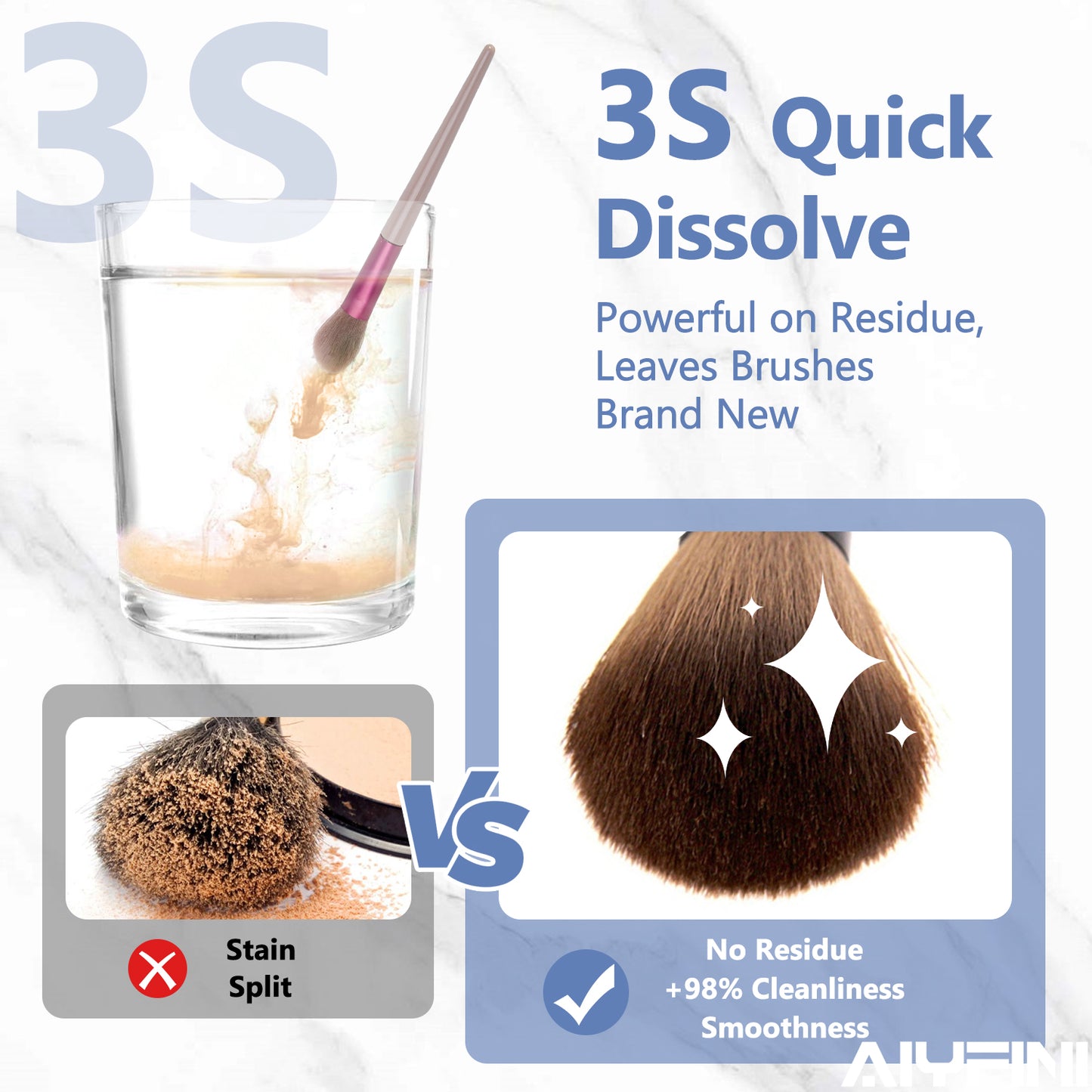 Makeup Brush & Sponge Shampoo | Alyfini